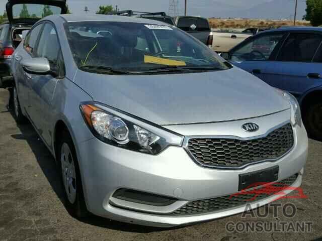 KIA FORTE 2016 - KNAFK4A64G5614350