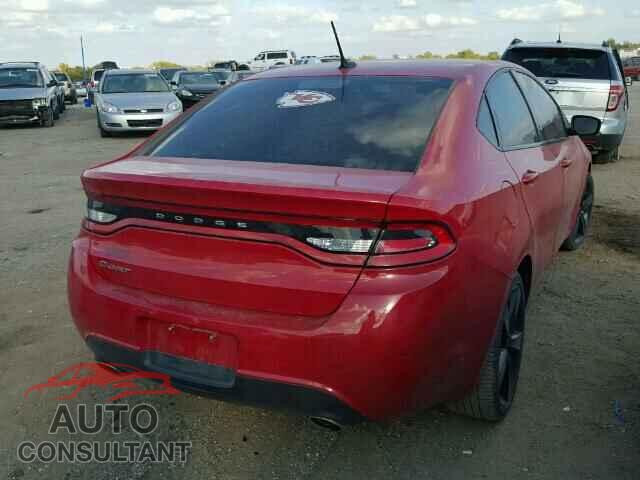 DODGE DART 2015 - 1C3CDFBB0FD116646