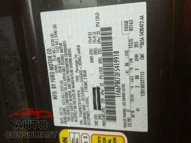 FORD MUSTANG 2015 - 1FA6P8CF3F5419918