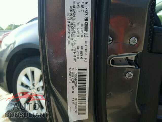 DODGE DART 2015 - 1C3CDFDH2FD125365