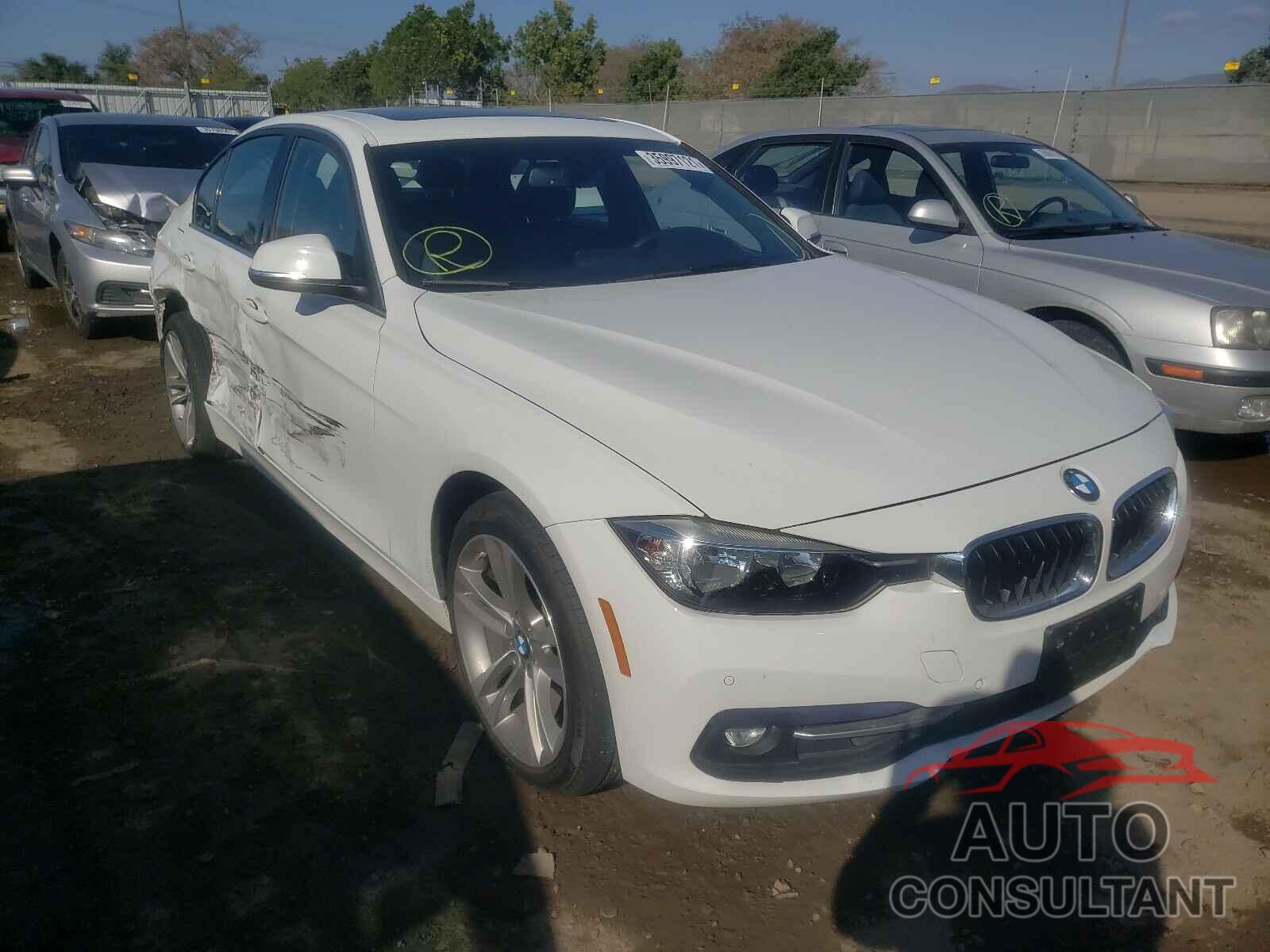 BMW 3 SERIES 2017 - WBA8B9G5XHNU50947