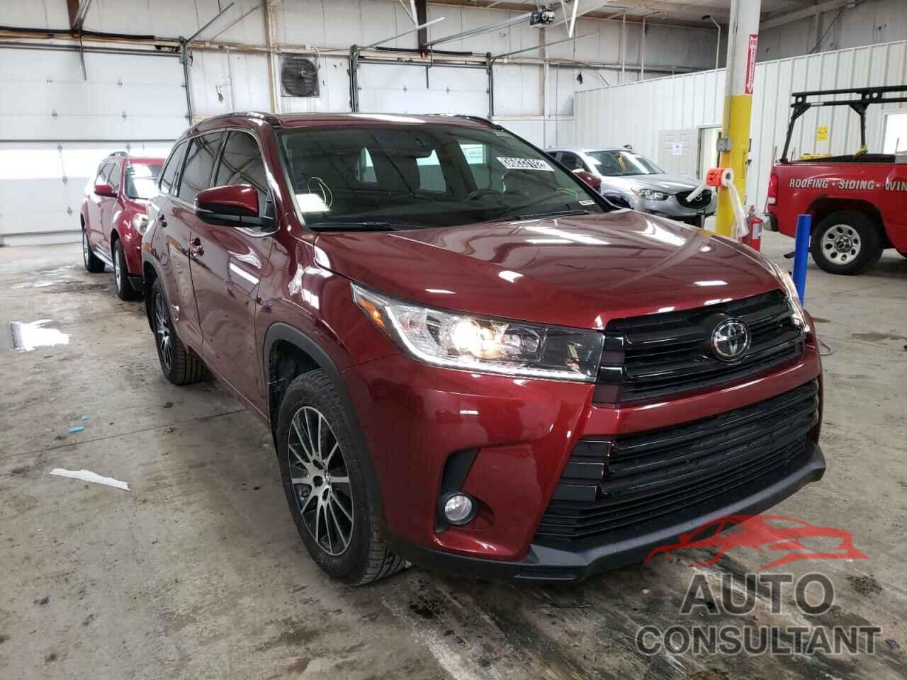 TOYOTA HIGHLANDER 2017 - 5TDJZRFH7HS449468