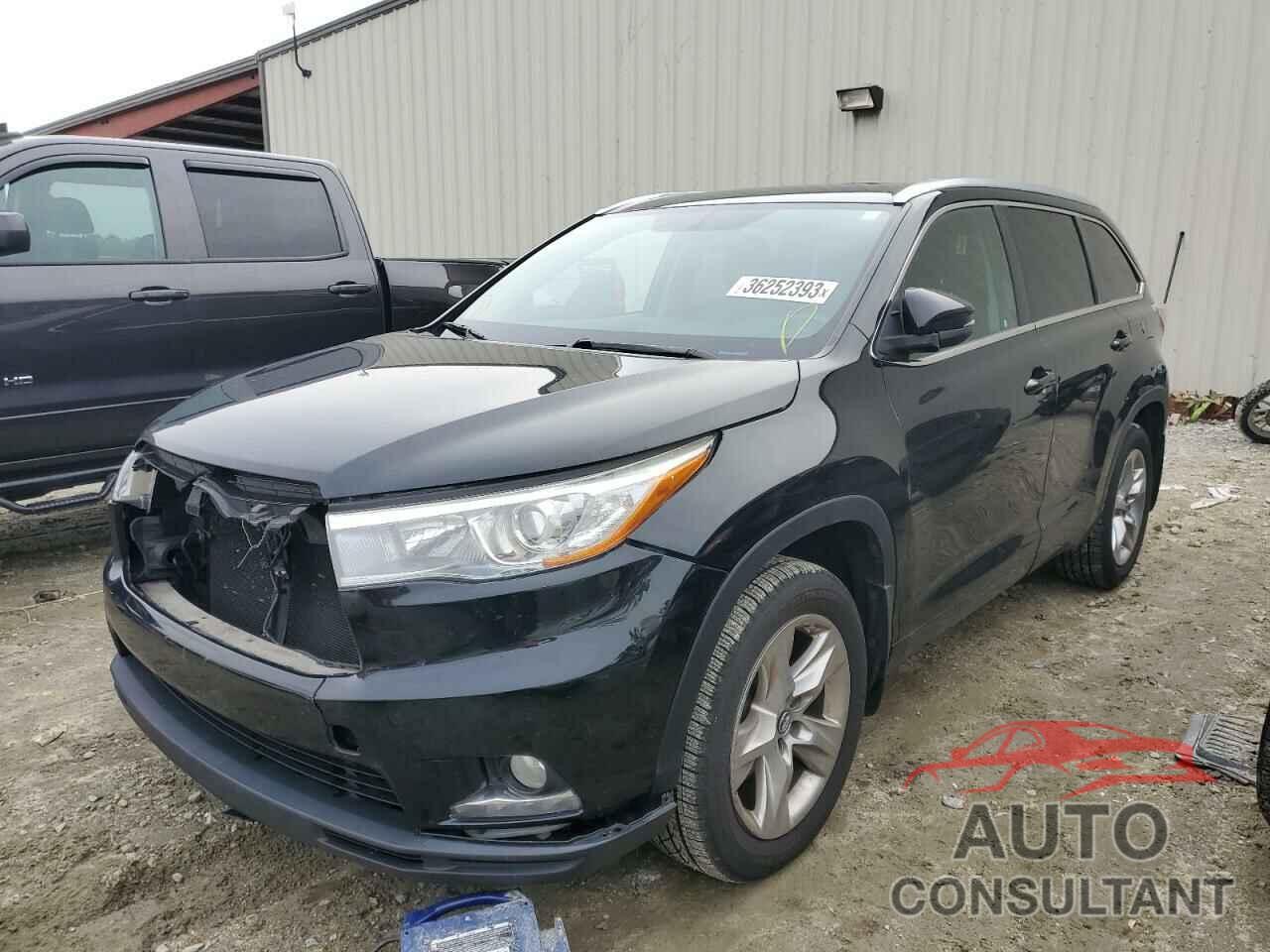 TOYOTA HIGHLANDER 2016 - 5TDDKRFH3GS337282