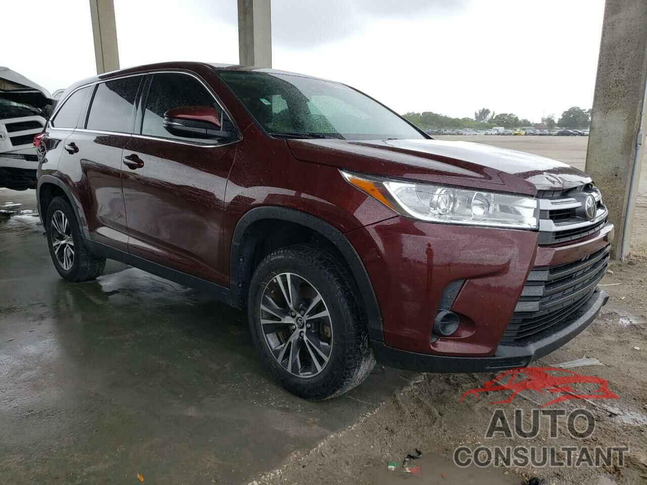 TOYOTA HIGHLANDER 2019 - 5TDZARFH8KS053812
