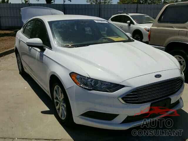 FORD FUSION 2017 - 3FA6P0H72HR105745