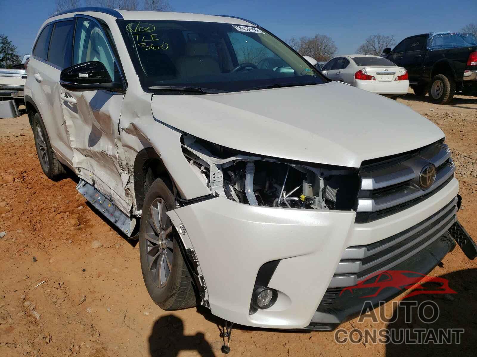 TOYOTA HIGHLANDER 2018 - 5TDKZRFH1JS547681