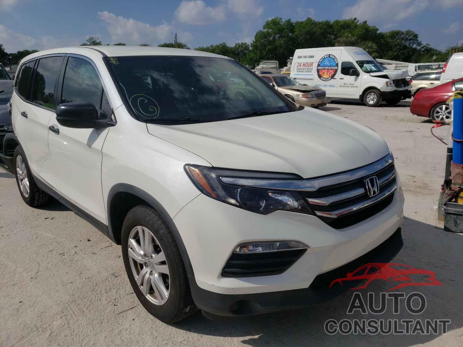 HONDA PILOT 2017 - 5FNYF5H14HB027033