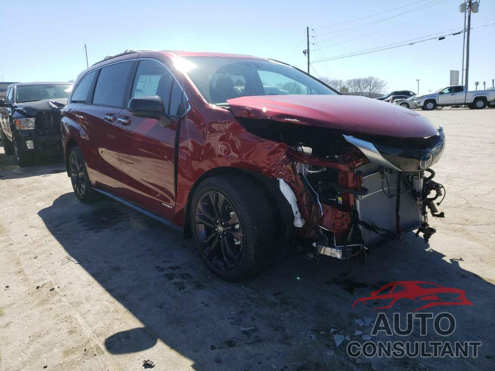 TOYOTA SIENNA 2021 - 5TDDRKEC0MS007121