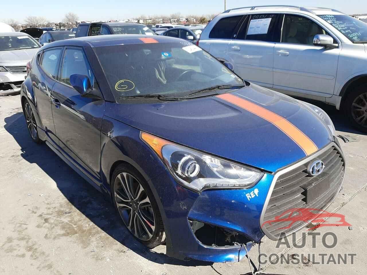 HYUNDAI VELOSTER 2017 - KMHTC6AE4HU309696