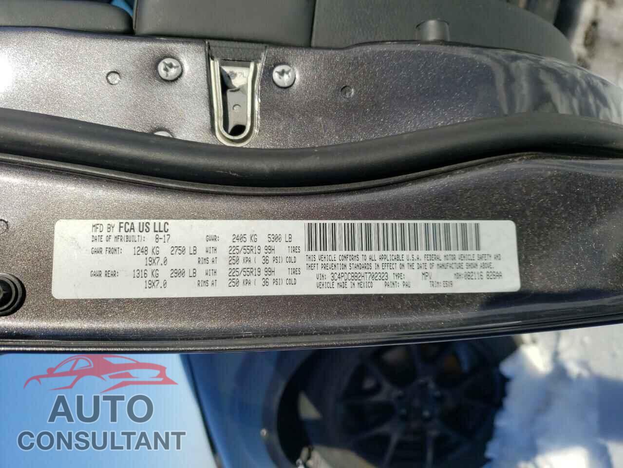 DODGE JOURNEY 2017 - 3C4PDCBB2HT702323