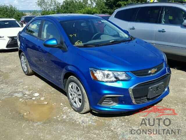 CHEVROLET SONIC 2017 - 1G1JB5SH4H4152892