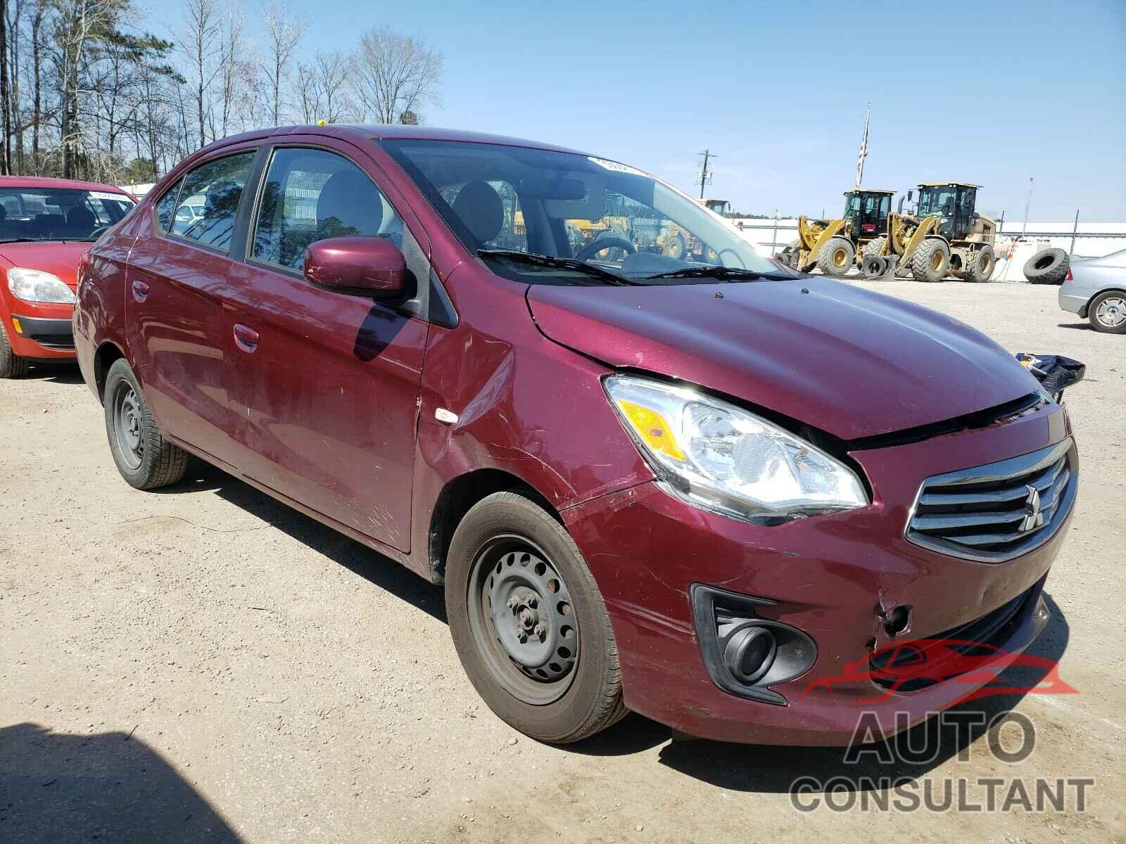 MITSUBISHI MIRAGE 2017 - ML32F3FJ9HHF18684