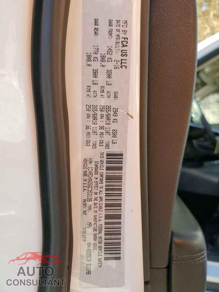 DODGE DURANGO 2016 - 1C4RDHAG5GC353199