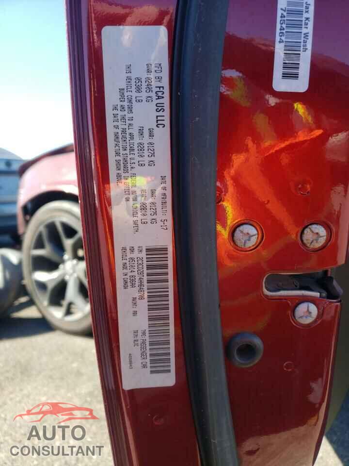 DODGE CHALLENGER 2017 - 2C3CDZBT4HH648708