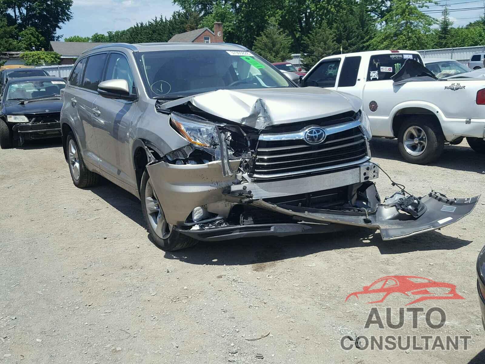 TOYOTA HIGHLANDER 2016 - 5TDDKRFH9GS303475