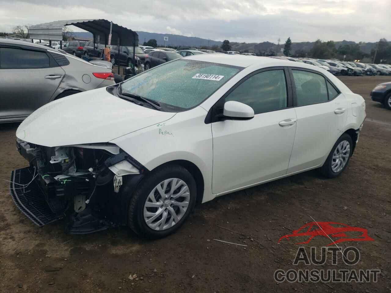 TOYOTA COROLLA 2019 - 5YFBURHE7KP862691