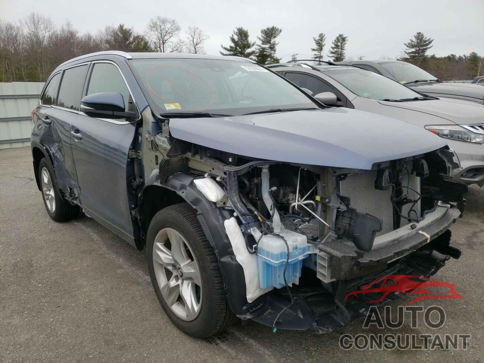 TOYOTA HIGHLANDER 2018 - 5TDDZRFHXJS844876