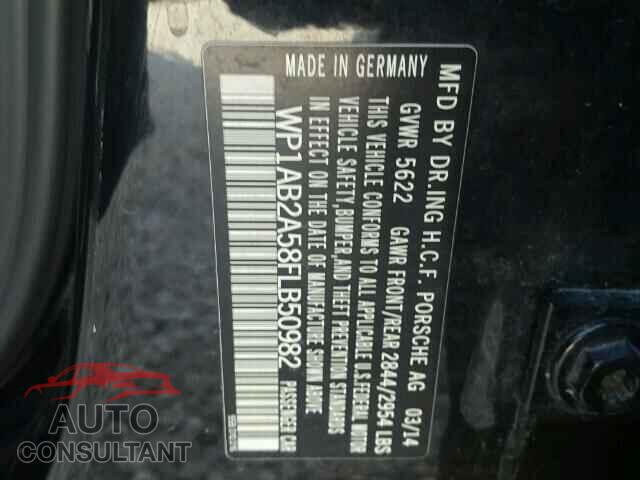 PORSCHE MACAN 2015 - WP1AB2A58FLB50982