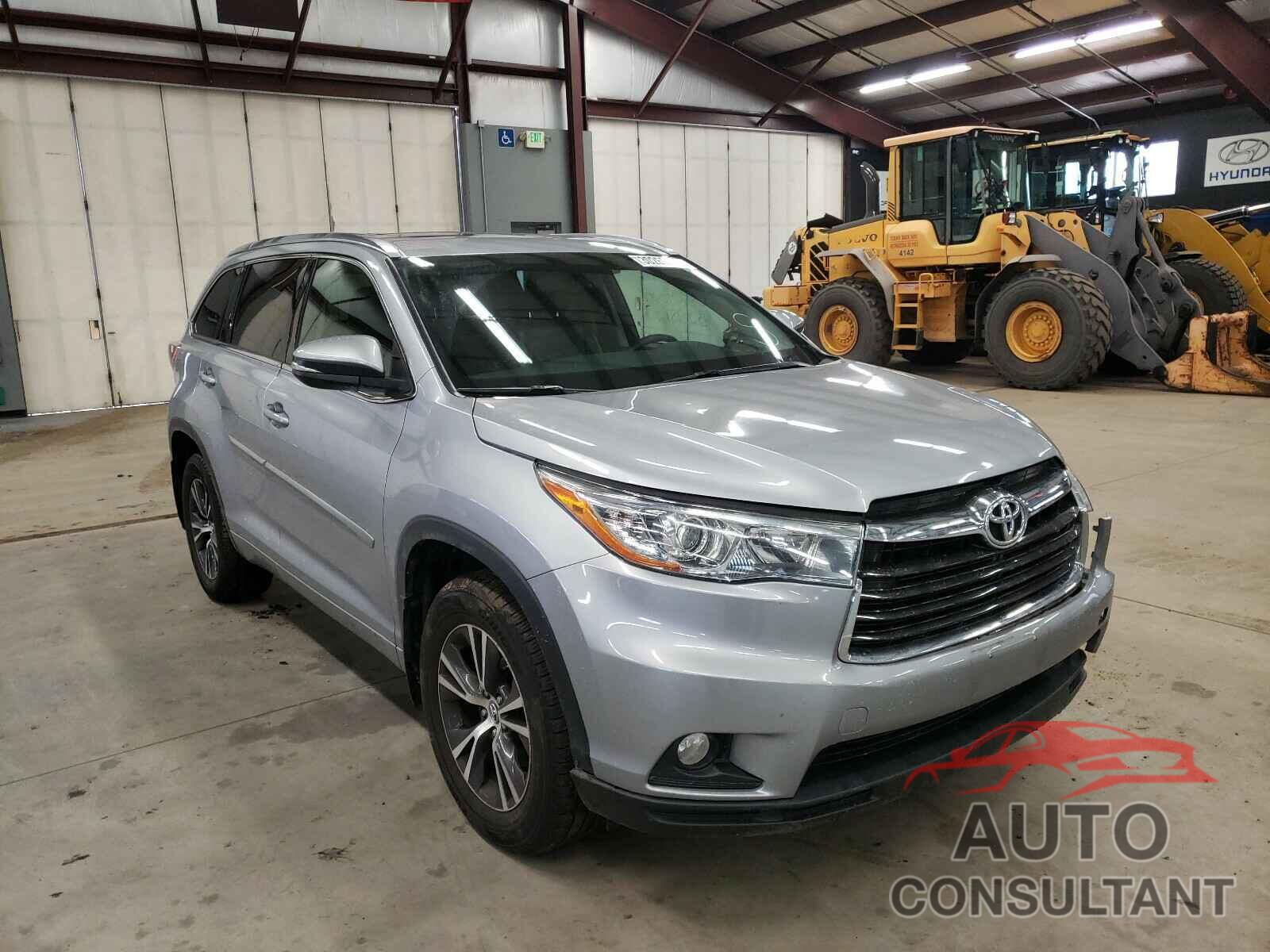 TOYOTA HIGHLANDER 2016 - 5TDJKRFH8GS503539