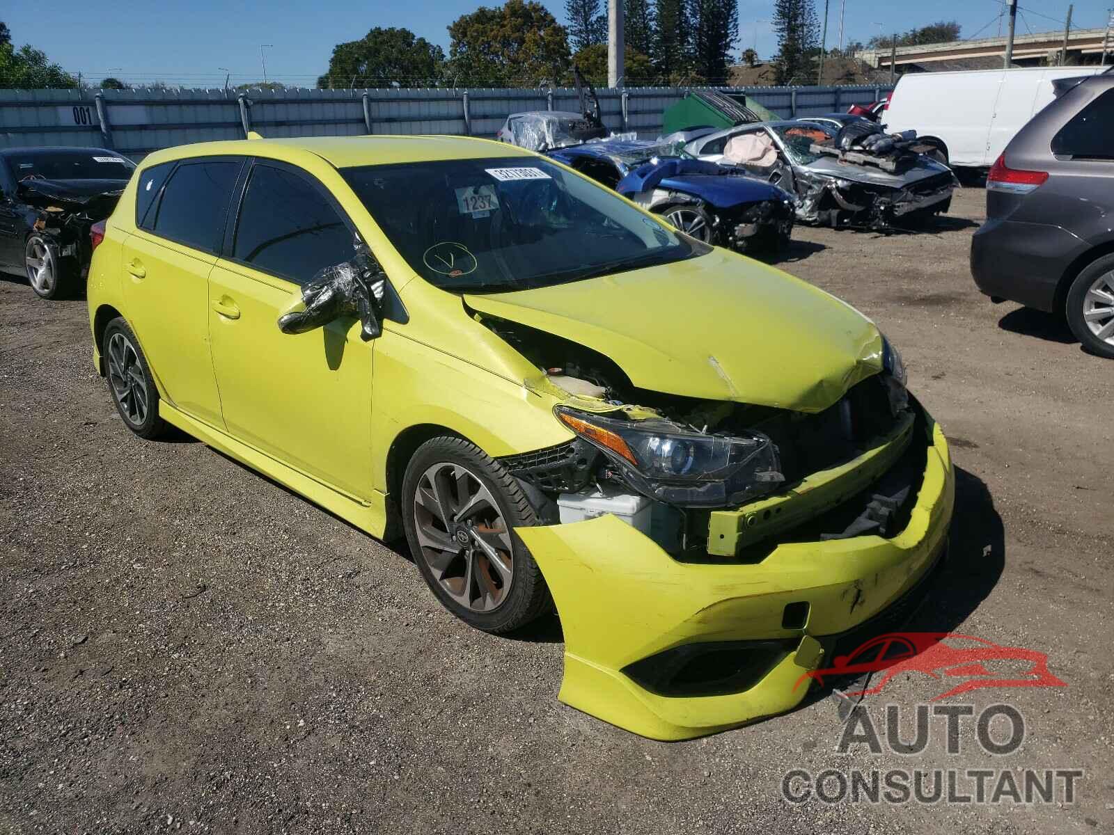 TOYOTA SCION 2016 - JTNKARJE8GJ500363