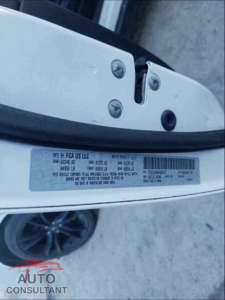 DODGE CHALLENGER 2017 - 2C3CDZAG8HH665578