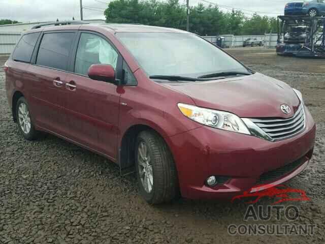 TOYOTA SIENNA 2017 - 5TDDZ3DC6HS157795