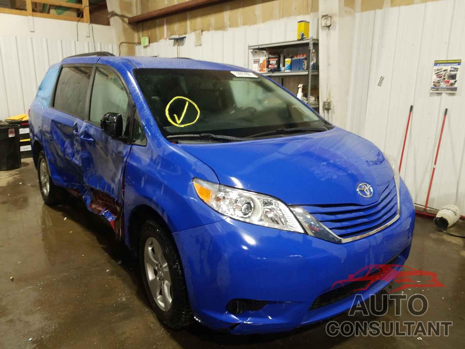 TOYOTA SIENNA 2017 - 5TDKZ3DC1HS867033