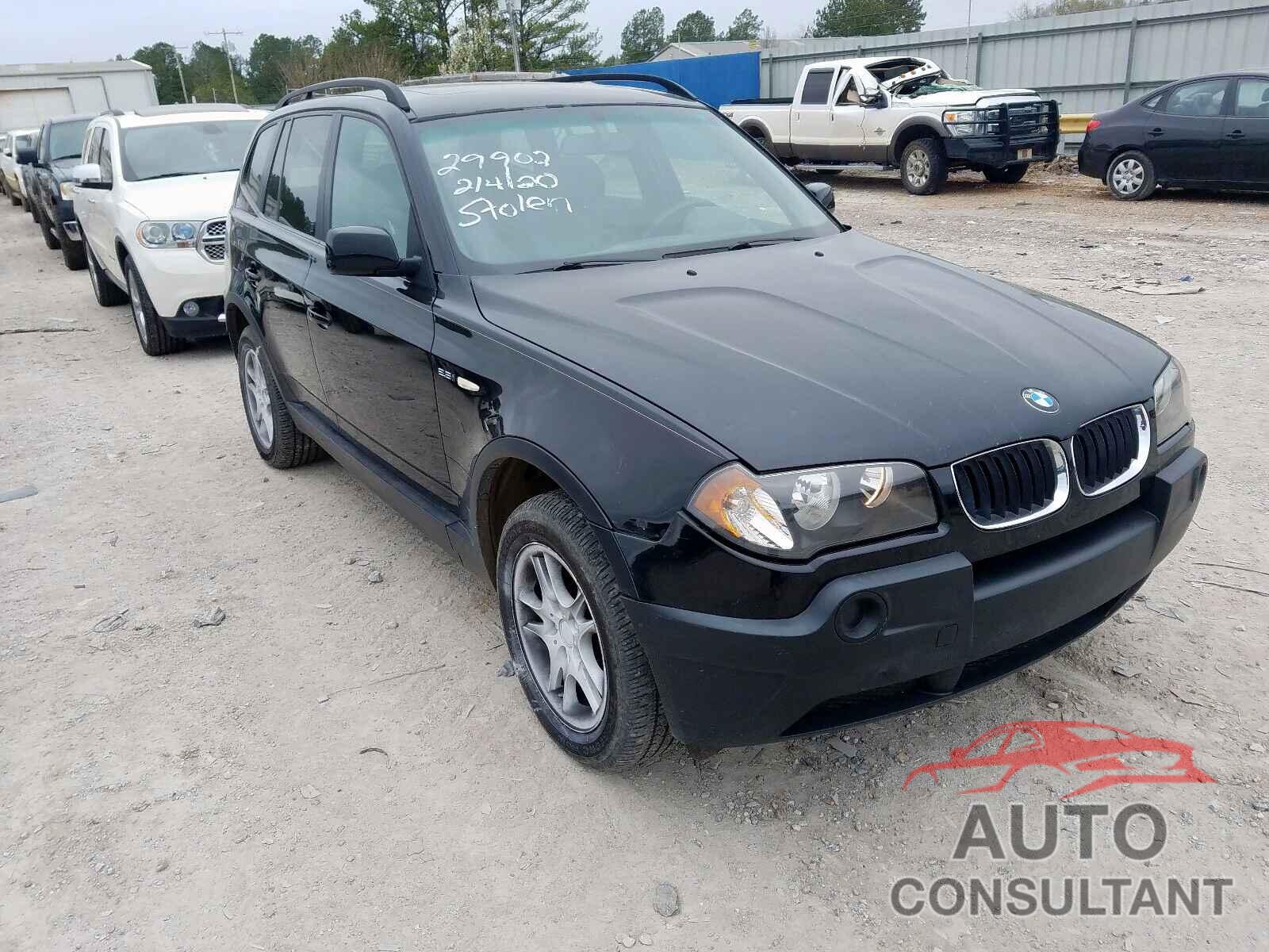 BMW X3 2004 - 5NPD84LF4HH090513