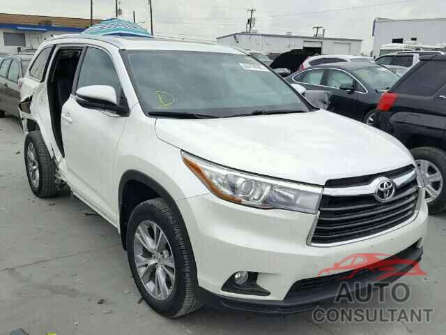 TOYOTA HIGHLANDER 2015 - 5TDKKRFH1FS048939