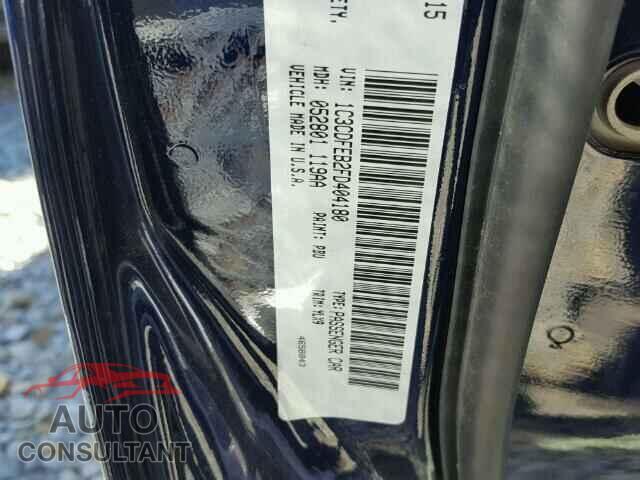 DODGE DART 2015 - 1C3CDFEB2FD404180