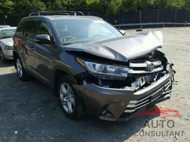TOYOTA HIGHLANDER 2017 - 5TDDZRFH5HS367039