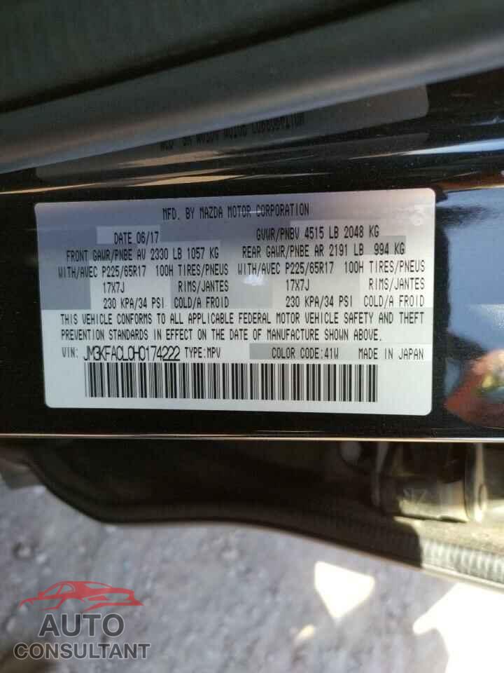 MAZDA CX-5 2017 - JM3KFACL0H0174222