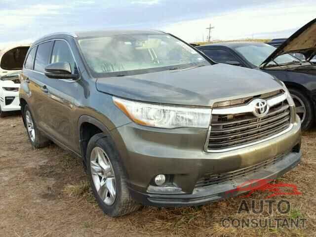 TOYOTA HIGHLANDER 2015 - 5TDYKRFHXFS066866