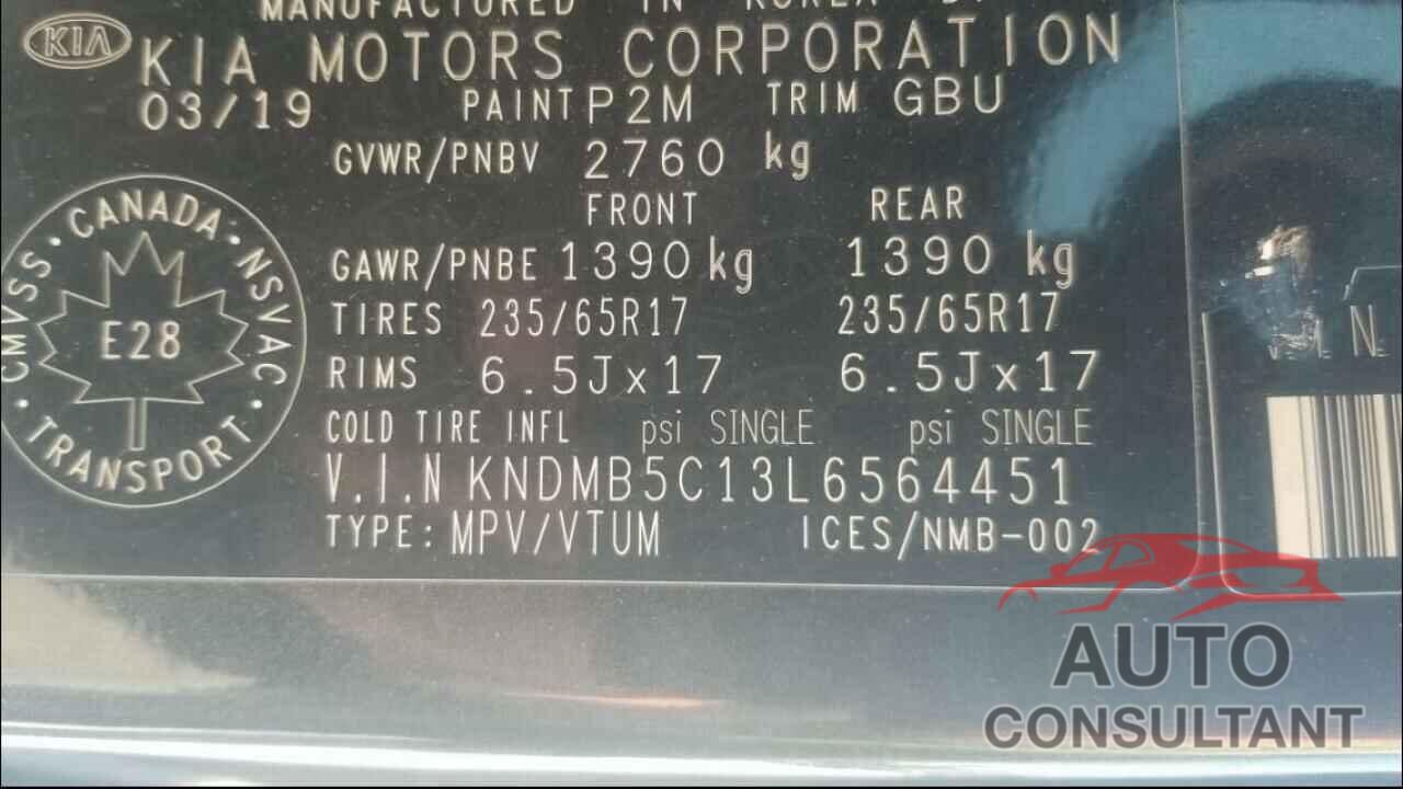 KIA SEDONA 2020 - KNDMB5C13L6564451