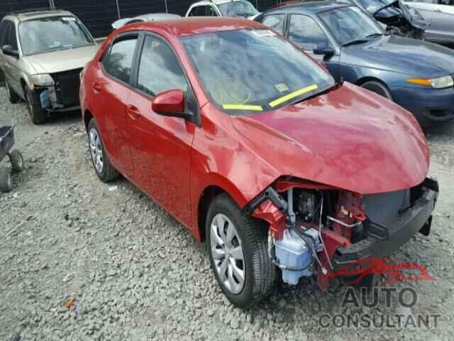 TOYOTA COROLLA 2016 - 2T1BURHE9GC699291
