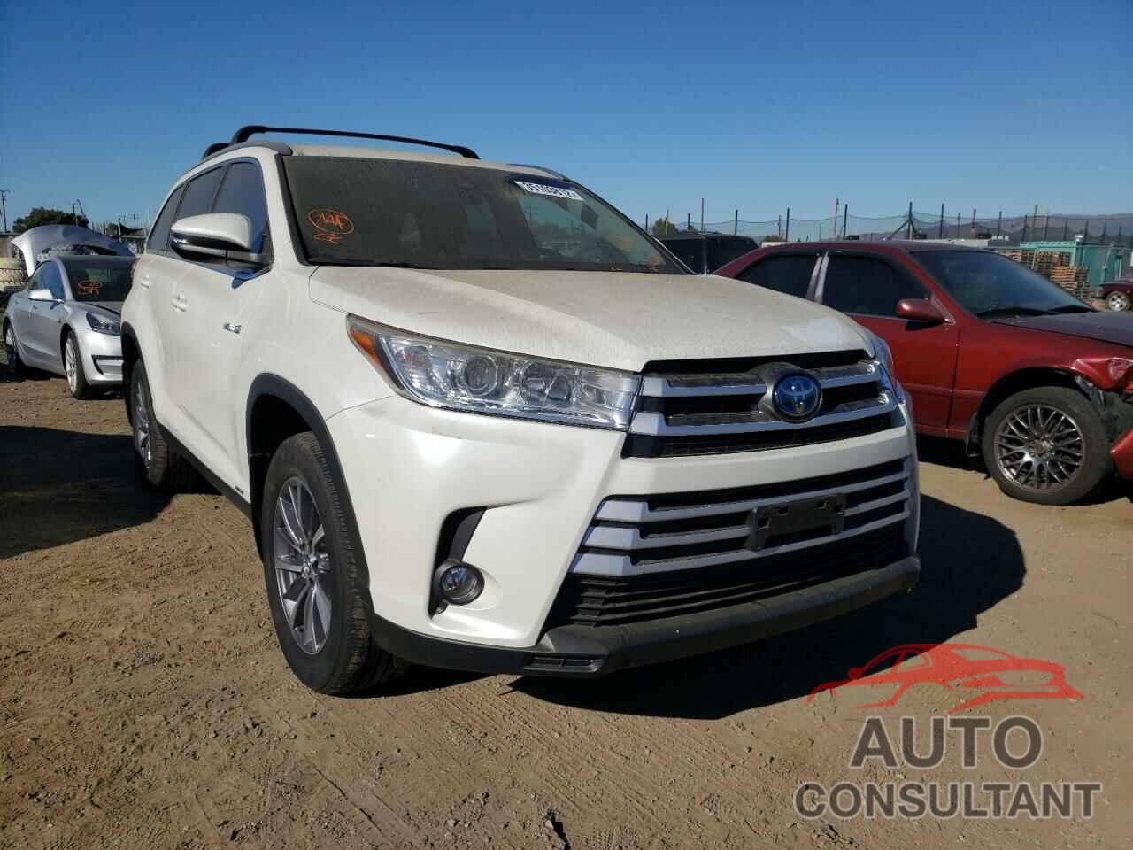 TOYOTA HIGHLANDER 2019 - 5TDJGRFH9KS072736