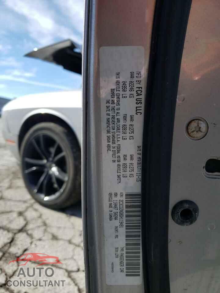 DODGE CHALLENGER 2016 - 2C3CDZAG8GH119491