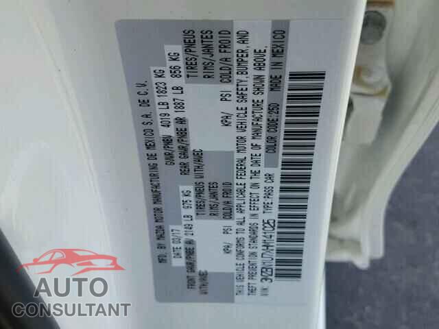 MAZDA 3 2017 - 3MZBN1U7XHM141025