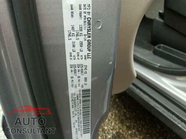 DODGE CARAVAN 2015 - 2C4RDGBG9FR511977