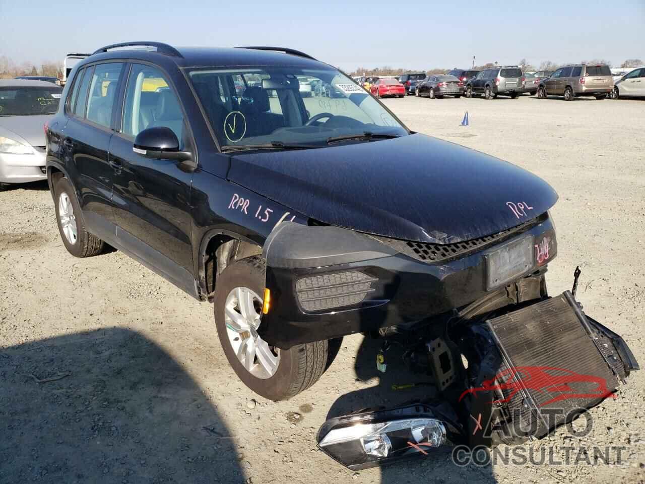 VOLKSWAGEN TIGUAN 2016 - WVGBV7AX9GW575585