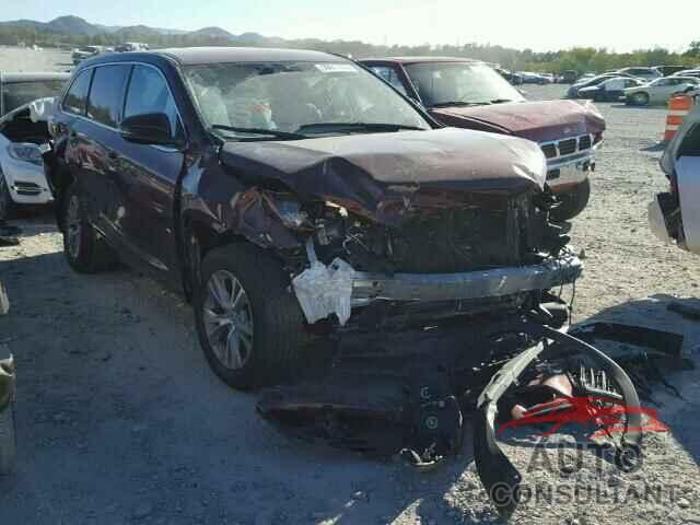 TOYOTA HIGHLANDER 2015 - 5TDBKRFH9FS223244