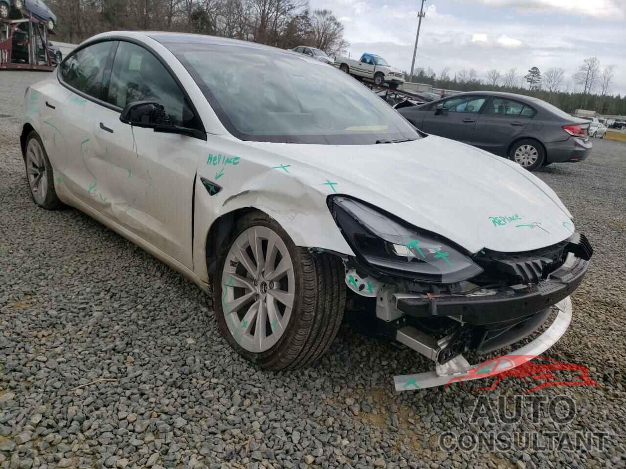 TESLA MODEL 3 2021 - 5YJ3E1EB4MF036943