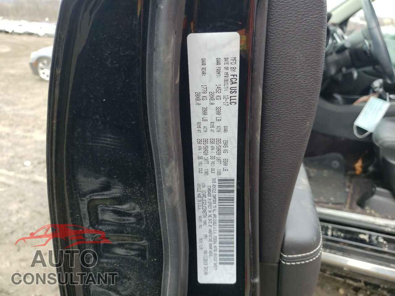 DODGE DURANGO 2018 - 1C4RDJEG2JC248774