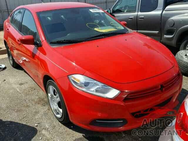 DODGE DART 2016 - 1C3CDFAA4GD624323