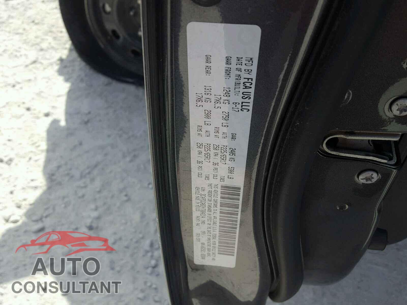 DODGE JOURNEY SE 2017 - 3C4PDCAB2HT684214