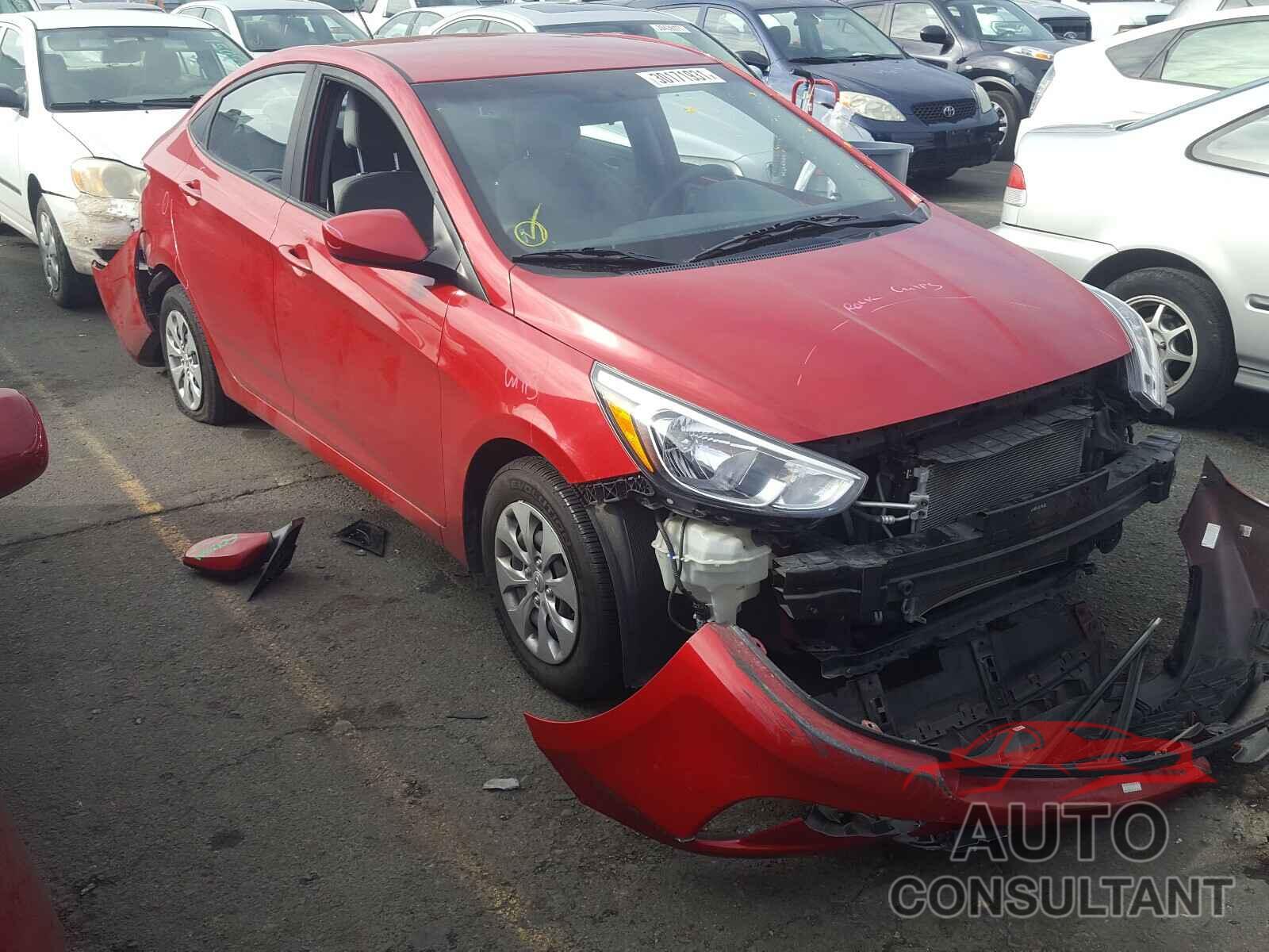 HYUNDAI ACCENT 2016 - KMHCT4AEXGU078337