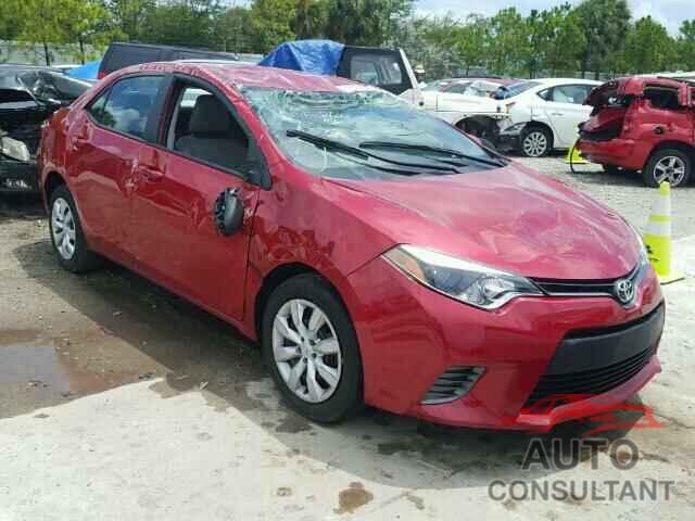 TOYOTA COROLLA 2016 - 5YFBURHE2GP410848