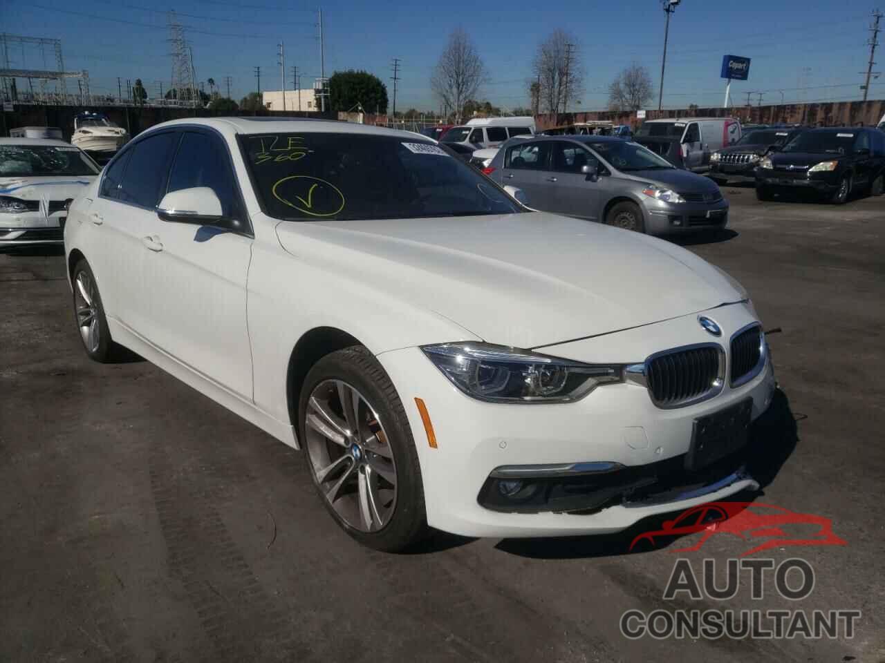 BMW 3 SERIES 2017 - WBA8B9G36HNU54038
