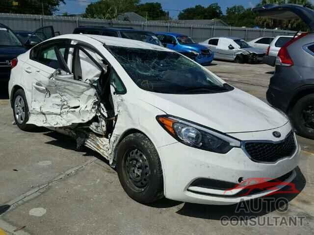 KIA FORTE 2016 - KNAFK4A68G5616473