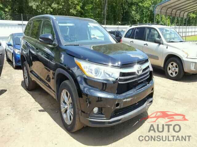 TOYOTA HIGHLANDER 2015 - 5TDKKRFH7FS043017